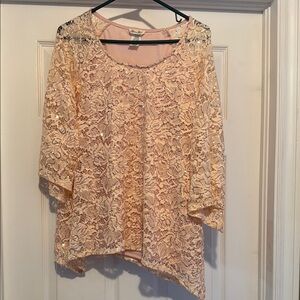 Brittany Black sequinned top size large